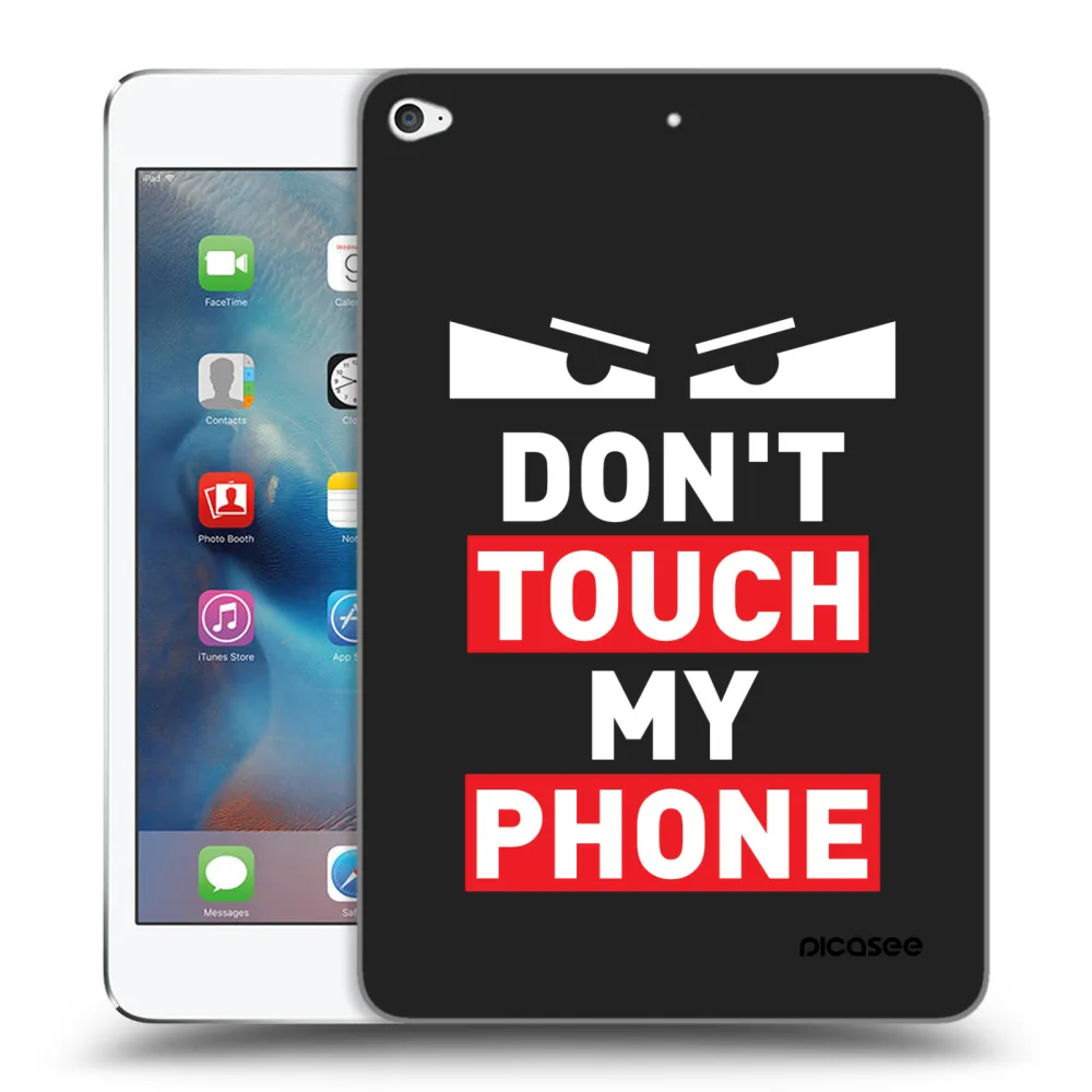 Picasee Μαύρη θήκη σιλικόνης για Apple iPad mini 4 - Shadow Eye - Transparent