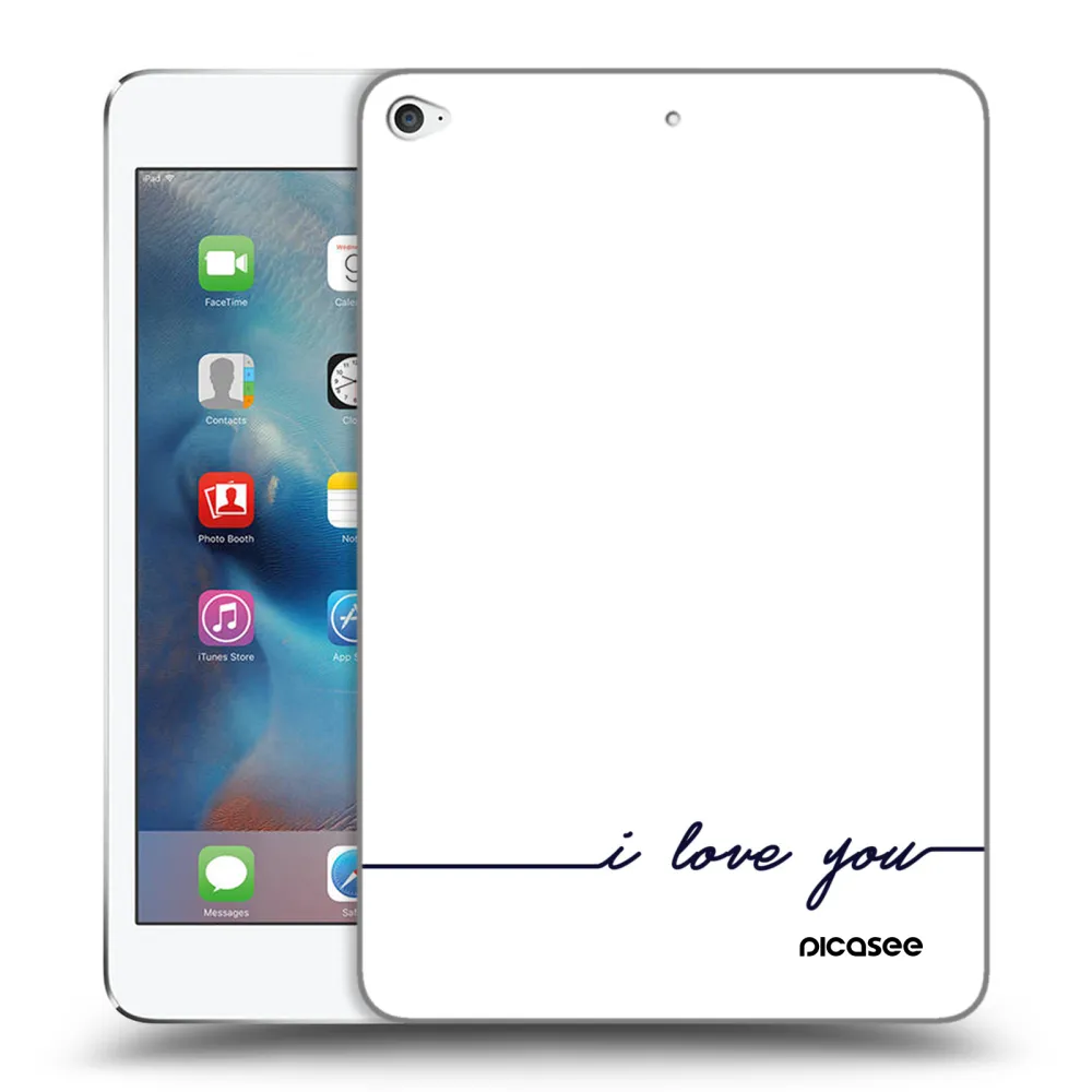 Picasee διαφανής θήκη σιλικόνης Apple iPad mini 4 - I love you