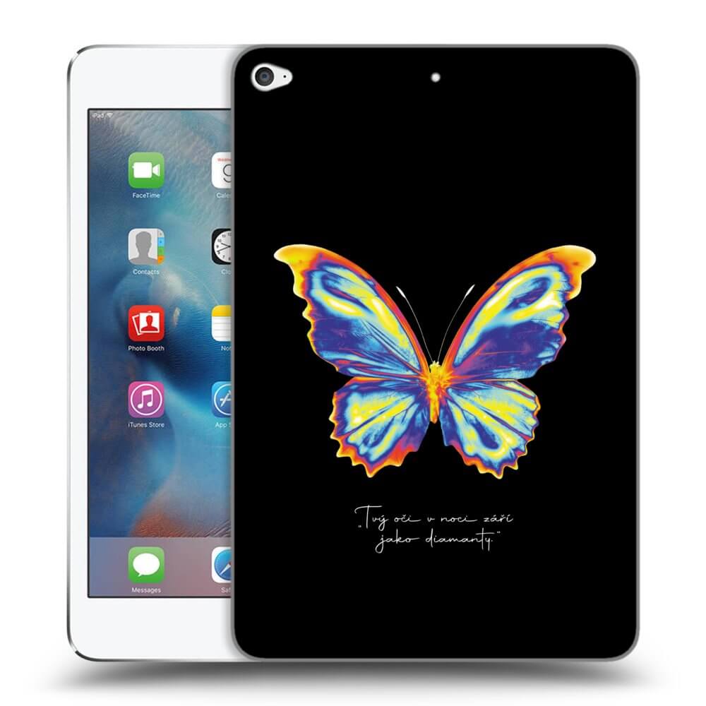 Picasee διαφανής θήκη σιλικόνης Apple iPad mini 4 - Diamanty Black