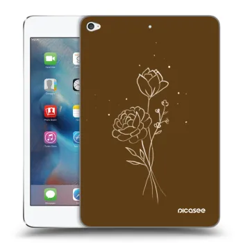 Θήκη για Apple iPad mini 4 - Brown flowers