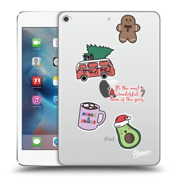 Picasee διαφανής θήκη σιλικόνης Apple iPad mini 4 - Christmas Stickers