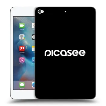 Picasee Μαύρη θήκη σιλικόνης για Apple iPad mini 4 - Picasee - new logo - white