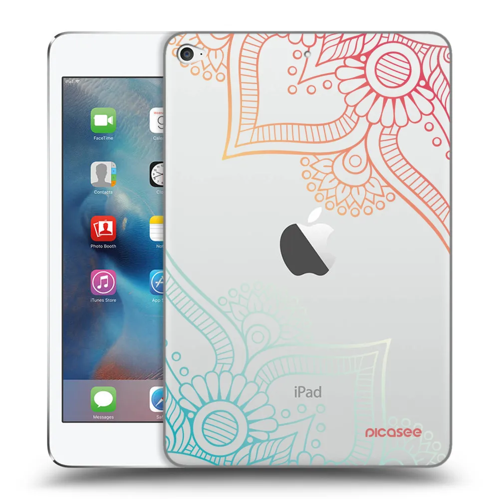 Picasee διαφανής θήκη σιλικόνης Apple iPad mini 4 - Flowers pattern