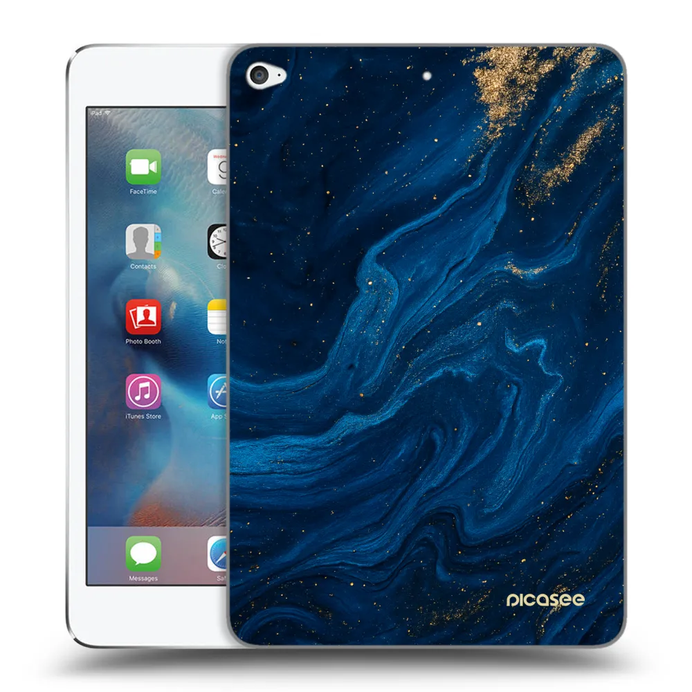 Picasee διαφανής θήκη σιλικόνης Apple iPad mini 4 - Blue