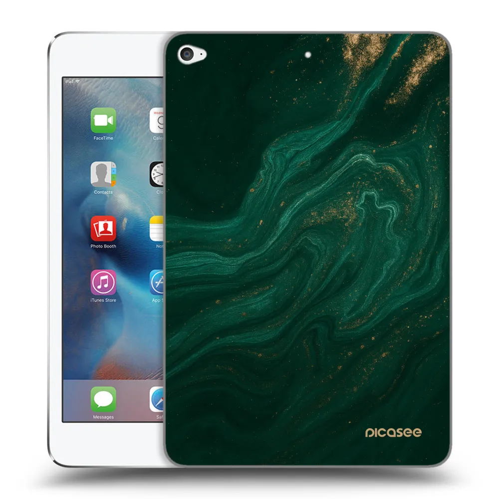 Picasee διαφανής θήκη σιλικόνης Apple iPad mini 4 - Green