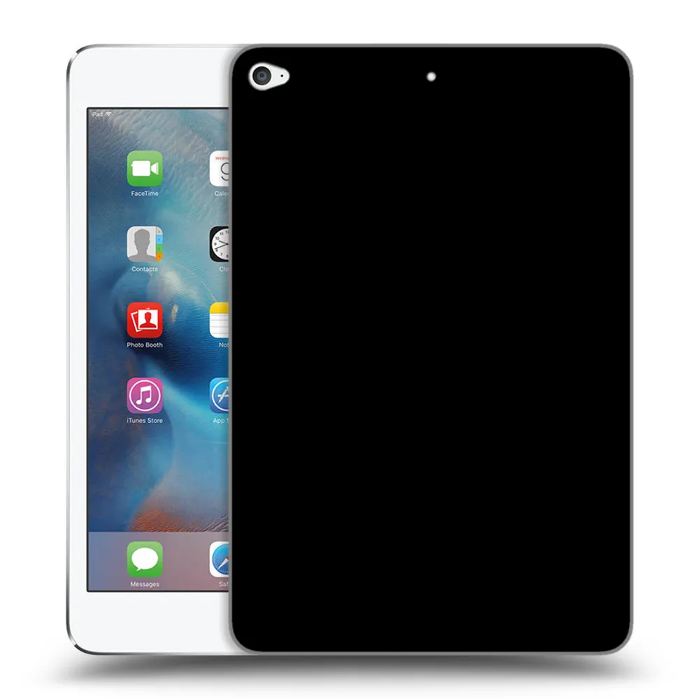 Picasee Μαύρη θήκη σιλικόνης για Apple iPad mini 4 - Picasee - new logo - black