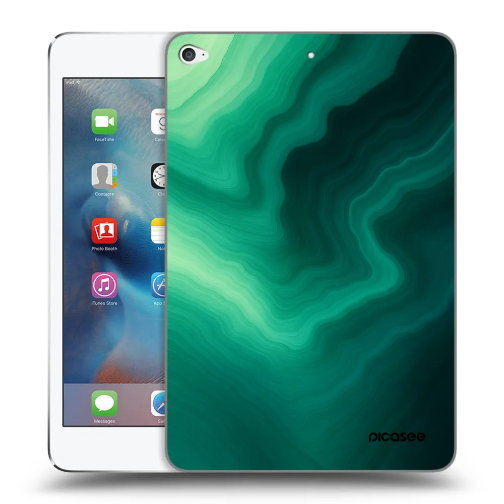 Picasee διαφανής θήκη σιλικόνης Apple iPad mini 4 - Malachite