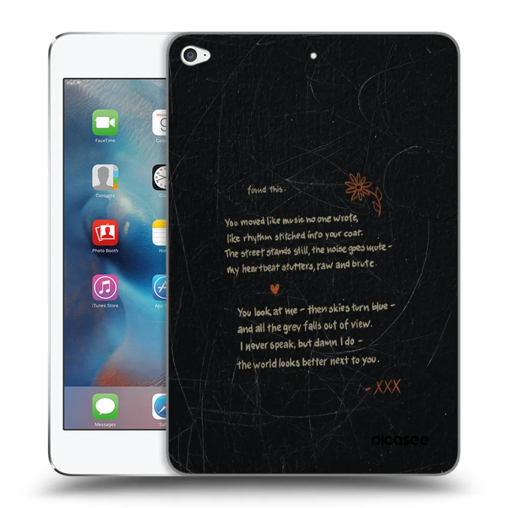 Picasee διαφανής θήκη σιλικόνης Apple iPad mini 4 - POET