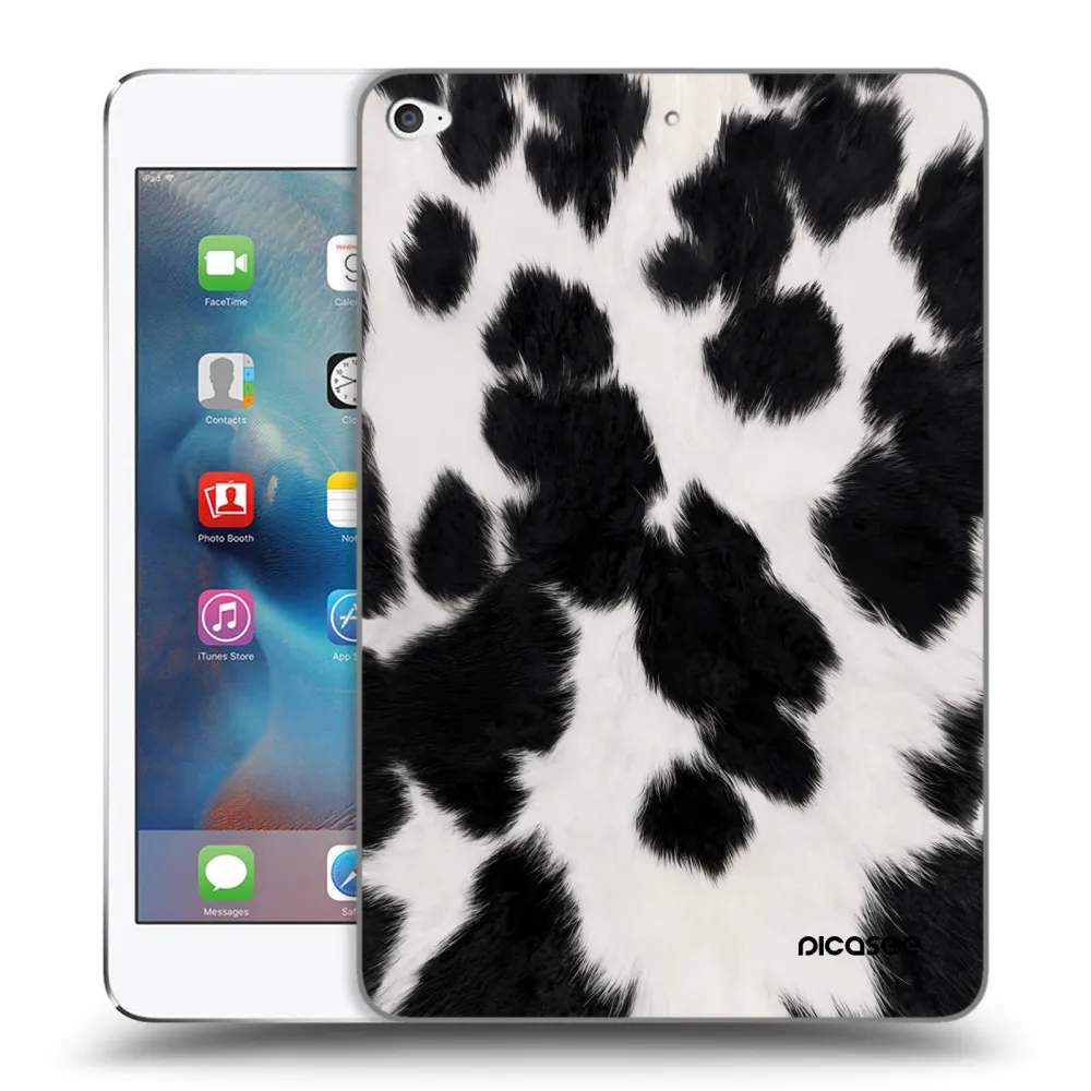 Picasee διαφανής θήκη σιλικόνης Apple iPad mini 4 - Black Moo