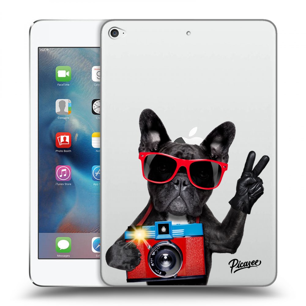 Picasee διαφανής θήκη σιλικόνης Apple iPad mini 4 - French Bulldog