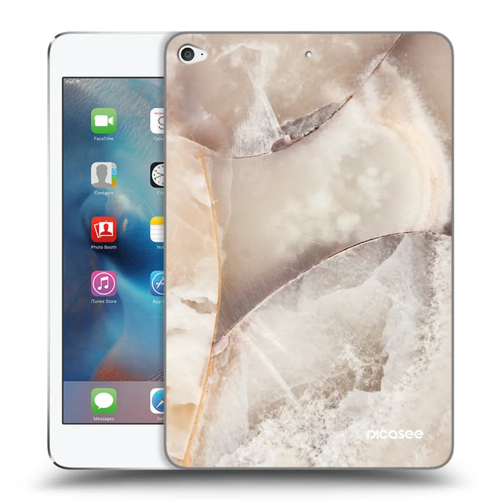 Picasee διαφανής θήκη σιλικόνης Apple iPad mini 4 - Cream marble