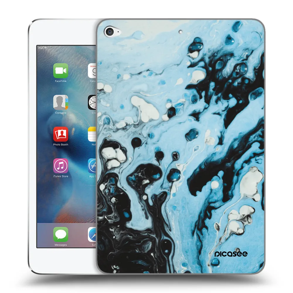 Picasee διαφανής θήκη σιλικόνης Apple iPad mini 4 - Organic blue