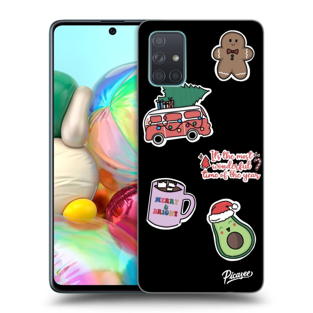 Picasee ULTIMATE CASE για Samsung Galaxy A71 A715F - Christmas Stickers