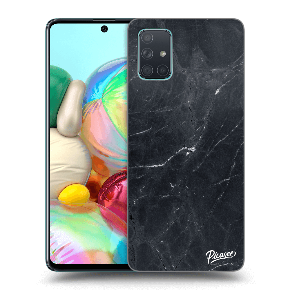 Picasee ULTIMATE CASE για Samsung Galaxy A71 A715F - Black marble