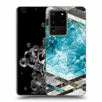 Θήκη για Samsung Galaxy S20 Ultra 5G G988F - Blue geometry