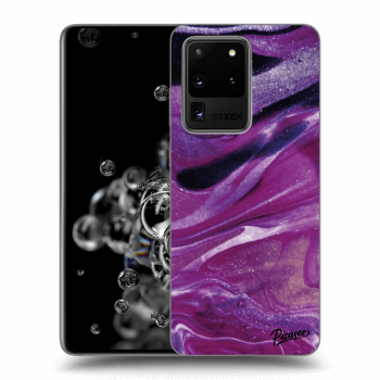 Θήκη για Samsung Galaxy S20 Ultra 5G G988F - Purple glitter