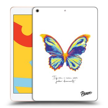 Θήκη για Apple iPad 10.2" 2019 (7. gen) - Diamanty White