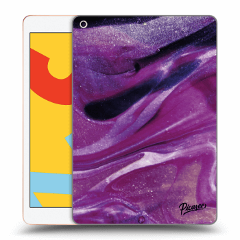 Θήκη για Apple iPad 10.2" 2019 (7. gen) - Purple glitter