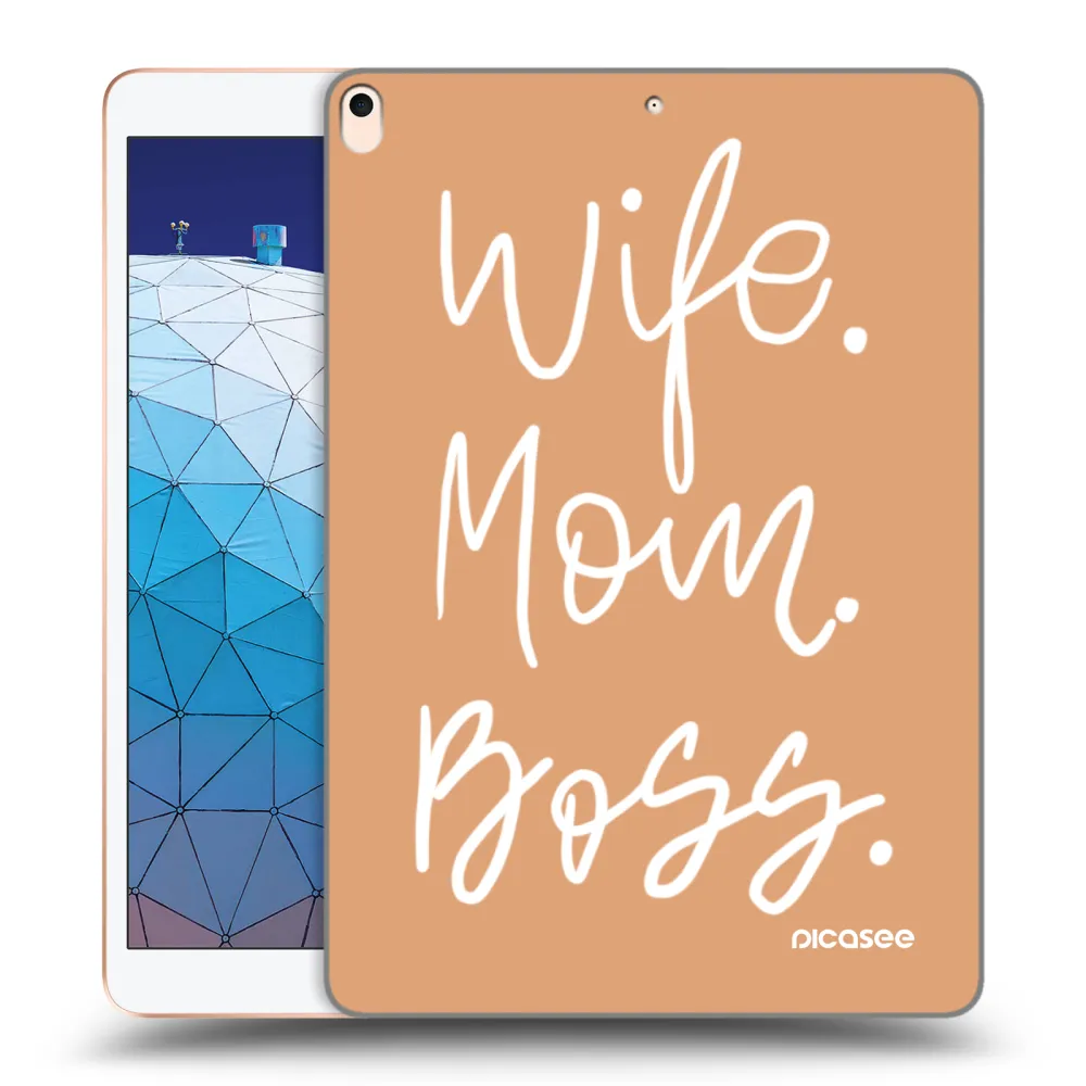 Picasee διαφανής θήκη σιλικόνης Apple iPad Air 10.5" 2019 (3.gen) - Boss Mama