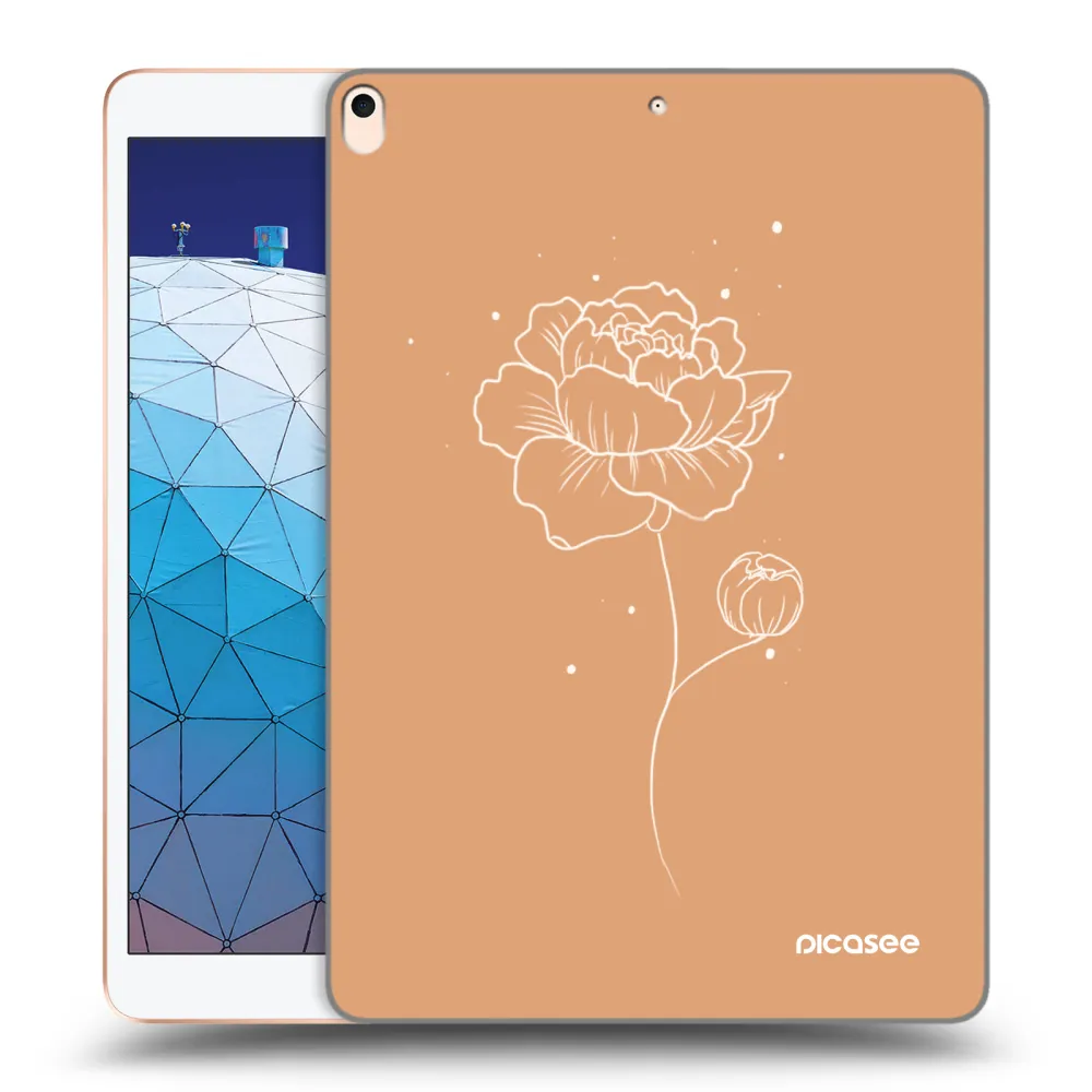 Picasee διαφανής θήκη σιλικόνης Apple iPad Air 10.5" 2019 (3.gen) - Peonies
