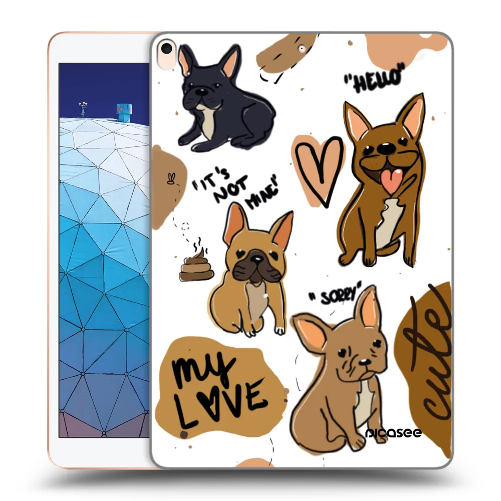 Picasee διαφανής θήκη σιλικόνης Apple iPad Air 10.5" 2019 (3.gen) - Frenchies