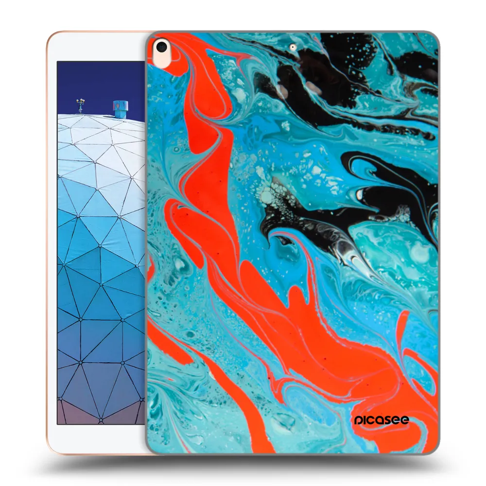 Picasee διαφανής θήκη σιλικόνης Apple iPad Air 10.5" 2019 (3.gen) - Blue Magma