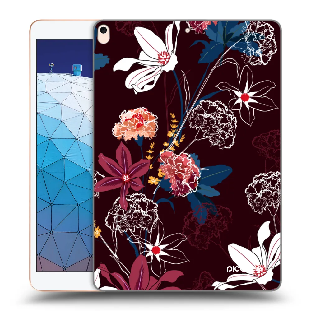 Picasee διαφανής θήκη σιλικόνης Apple iPad Air 10.5" 2019 (3.gen) - Dark Meadow