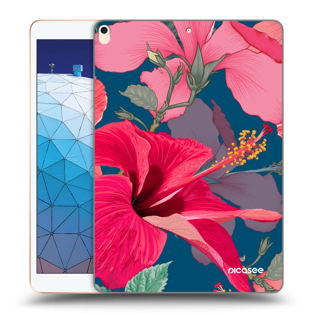 Picasee διαφανής θήκη σιλικόνης Apple iPad Air 10.5" 2019 (3.gen) - Hibiscus