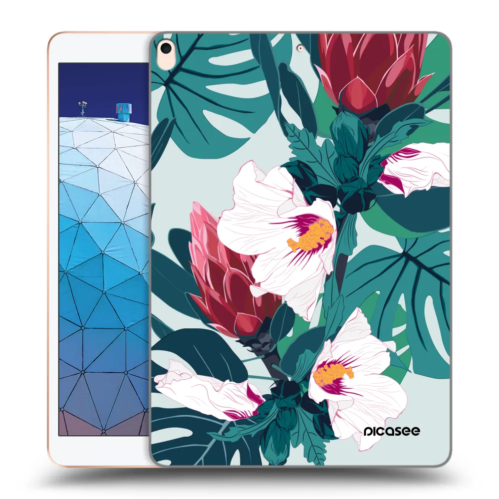 Picasee διαφανής θήκη σιλικόνης Apple iPad Air 10.5" 2019 (3.gen) - Rhododendron