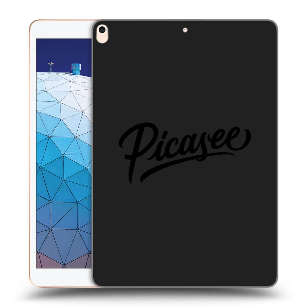Picasee Μαύρη θήκη σιλικόνης για Apple iPad Air 10.5" 2019 (3.gen) - Picasee - old logo - black