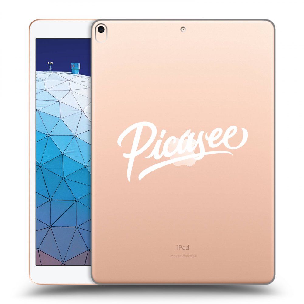 Picasee διαφανής θήκη σιλικόνης Apple iPad Air 10.5" 2019 (3.gen) - Picasee - old logo - white