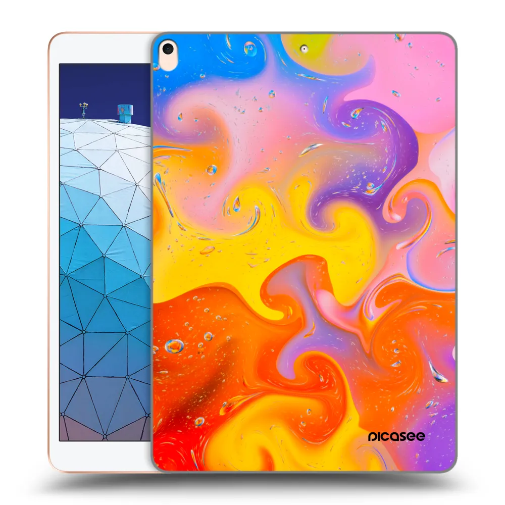 Picasee διαφανής θήκη σιλικόνης Apple iPad Air 10.5" 2019 (3.gen) - Bubbles