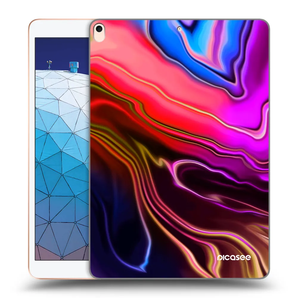 Picasee διαφανής θήκη σιλικόνης Apple iPad Air 10.5" 2019 (3.gen) - Electric