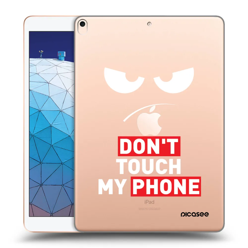 Picasee διαφανής θήκη σιλικόνης Apple iPad Air 10.5" 2019 (3.gen) - Angry Eyes - Transparent
