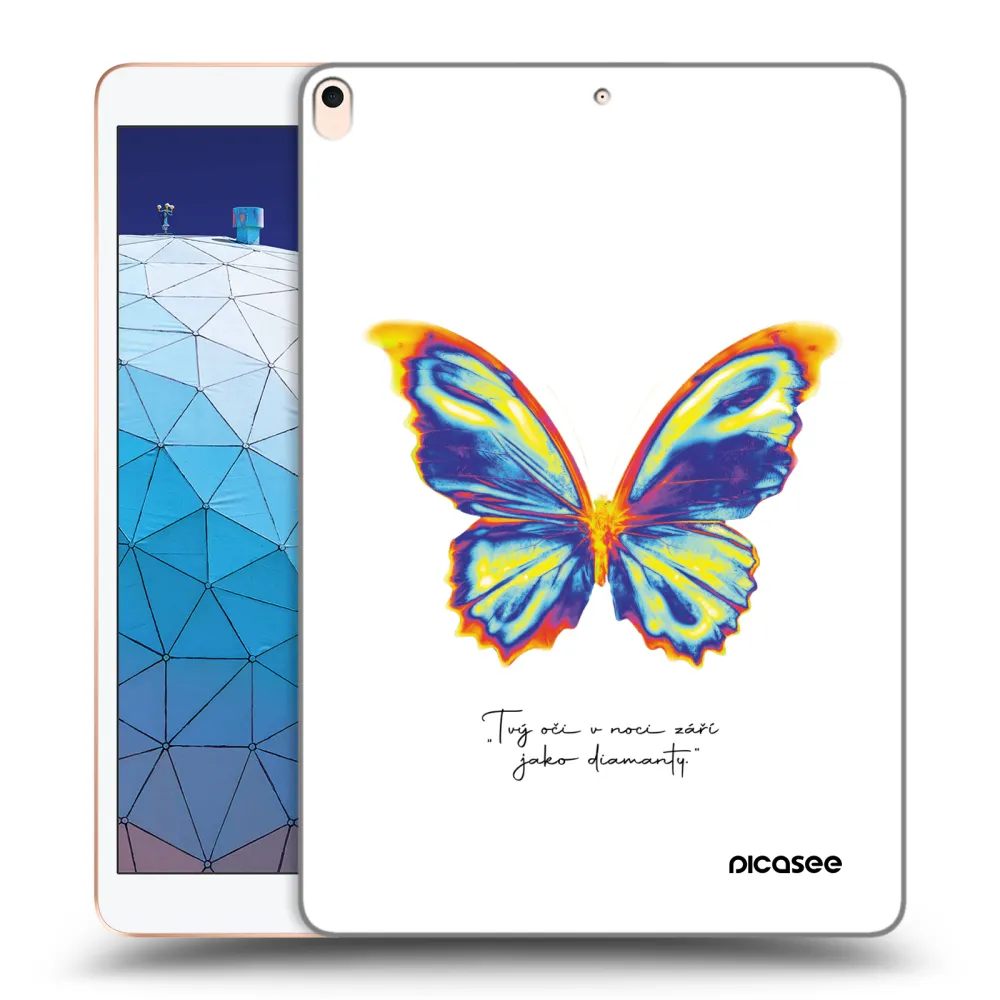 Picasee διαφανής θήκη σιλικόνης Apple iPad Air 10.5" 2019 (3.gen) - Diamanty White