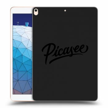 Picasee Μαύρη θήκη σιλικόνης για Apple iPad Air 10.5" 2019 (3.gen) - Picasee - old logo - black