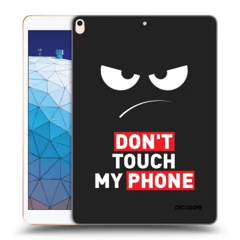 Picasee Μαύρη θήκη σιλικόνης για Apple iPad Air 10.5" 2019 (3.gen) - Angry Eyes - Transparent
