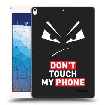 Picasee Μαύρη θήκη σιλικόνης για Apple iPad Air 10.5" 2019 (3.gen) - Evil Eye - Transparent