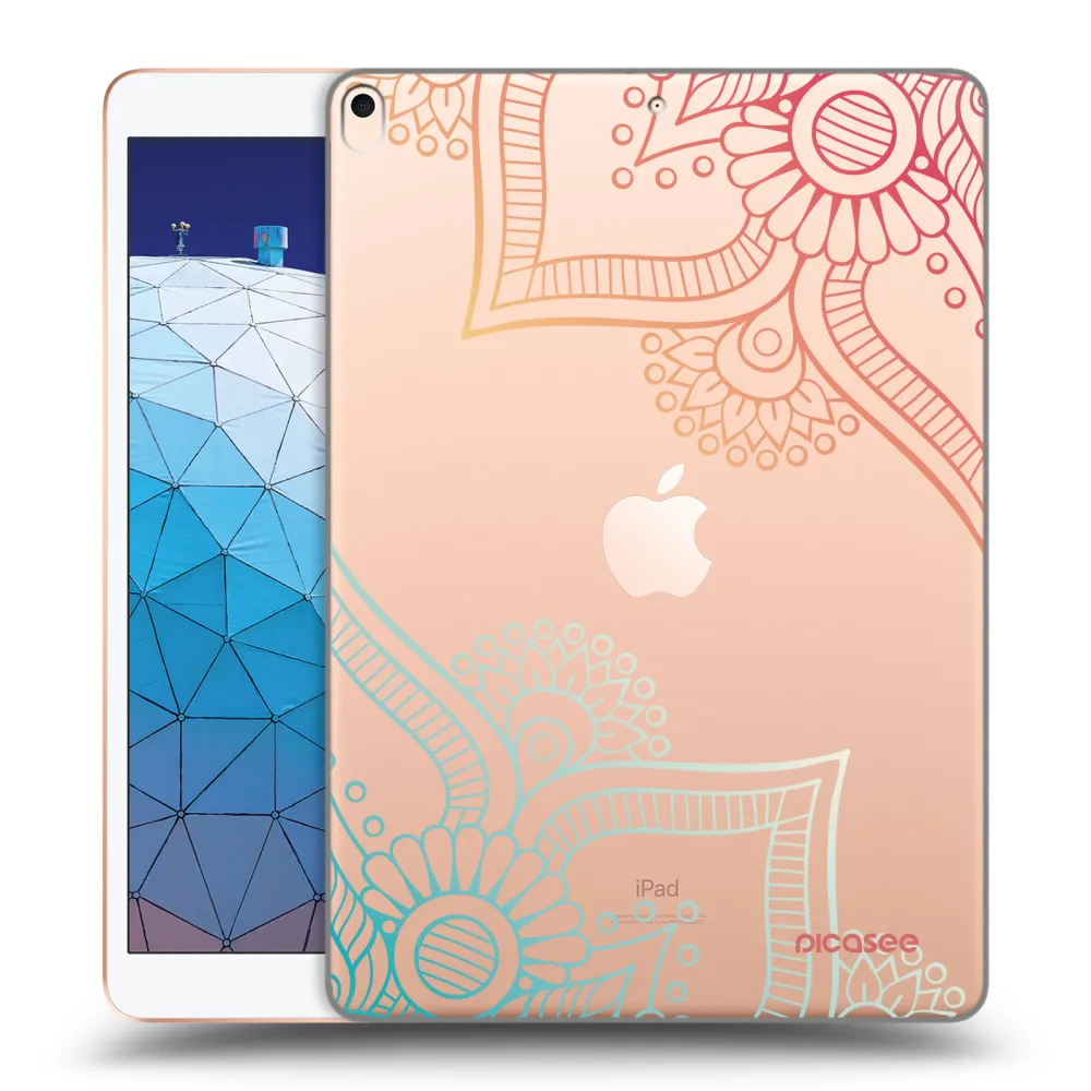 Picasee διαφανής θήκη σιλικόνης Apple iPad Air 10.5" 2019 (3.gen) - Flowers pattern