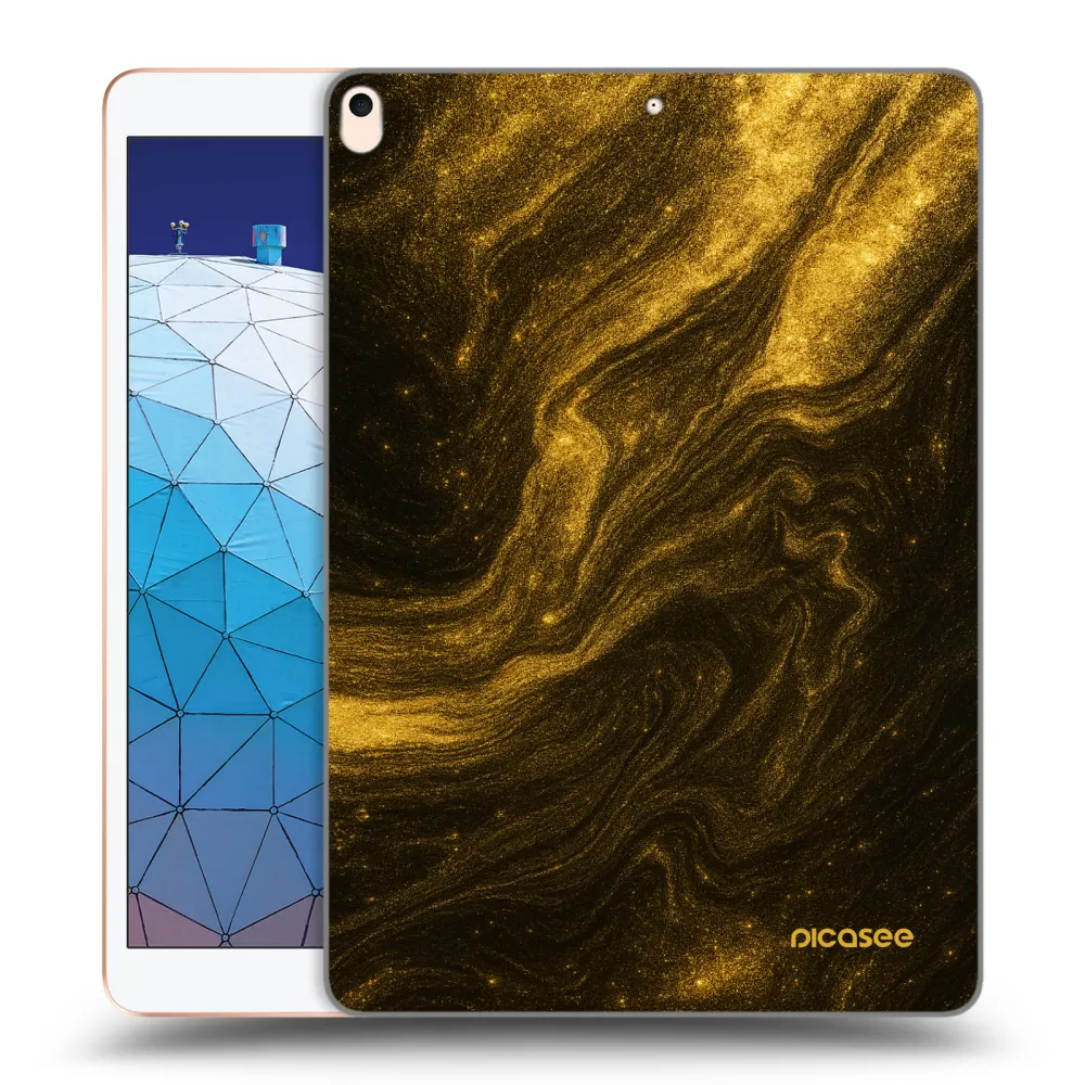 Picasee διαφανής θήκη σιλικόνης Apple iPad Air 10.5" 2019 (3.gen) - Black