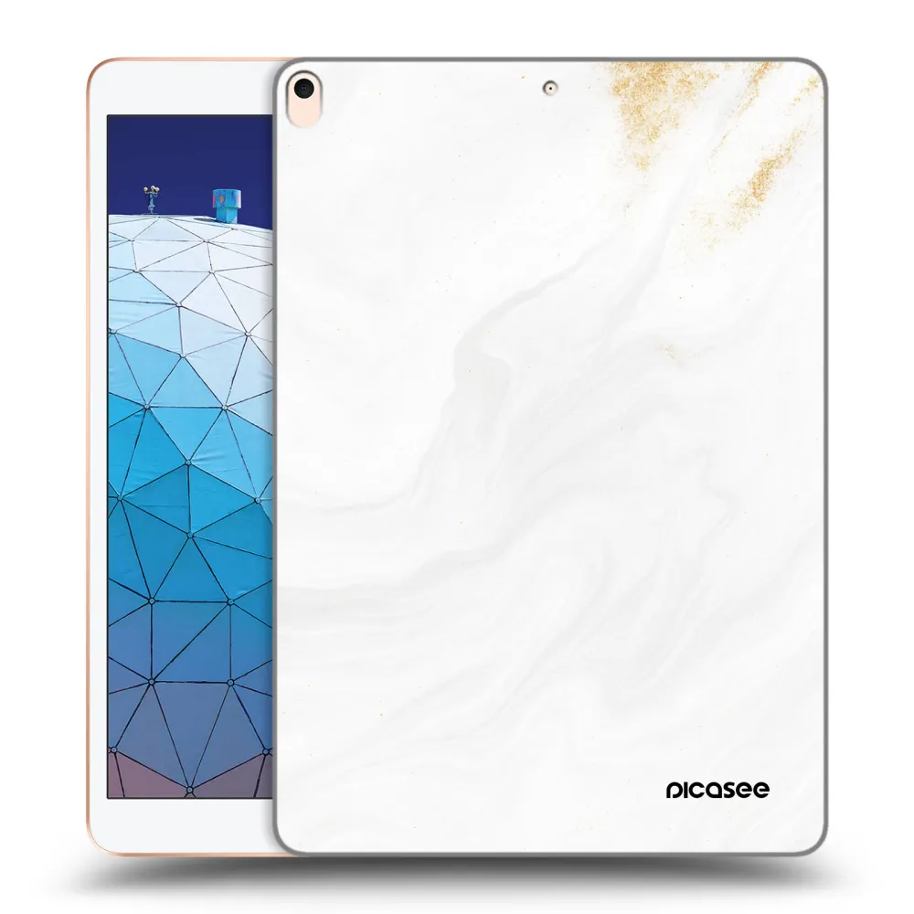 Picasee διαφανής θήκη σιλικόνης Apple iPad Air 10.5" 2019 (3.gen) - White