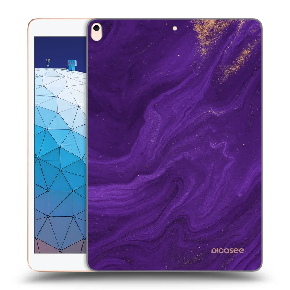 Picasee διαφανής θήκη σιλικόνης Apple iPad Air 10.5" 2019 (3.gen) - Purple