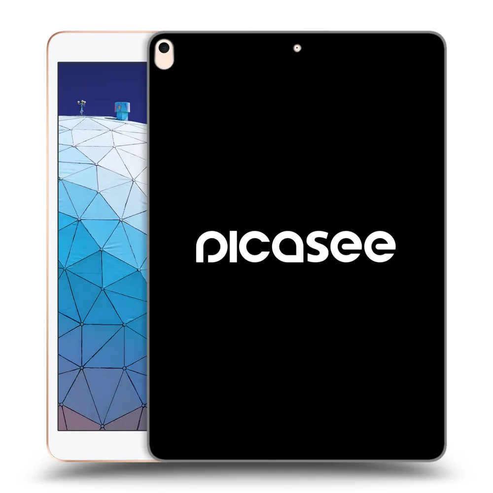 Picasee Μαύρη θήκη σιλικόνης για Apple iPad Air 10.5" 2019 (3.gen) - Picasee - new logo - white