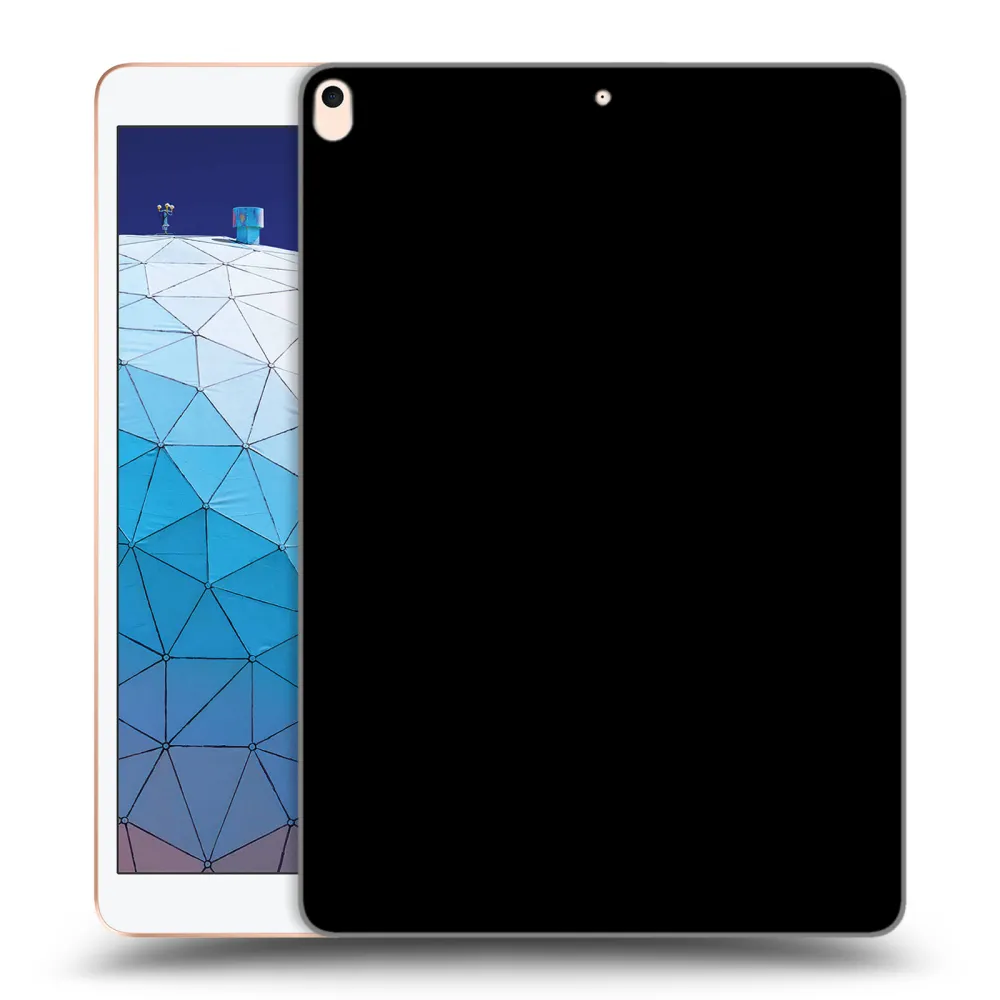 Picasee Μαύρη θήκη σιλικόνης για Apple iPad Air 10.5" 2019 (3.gen) - Picasee - new logo - black