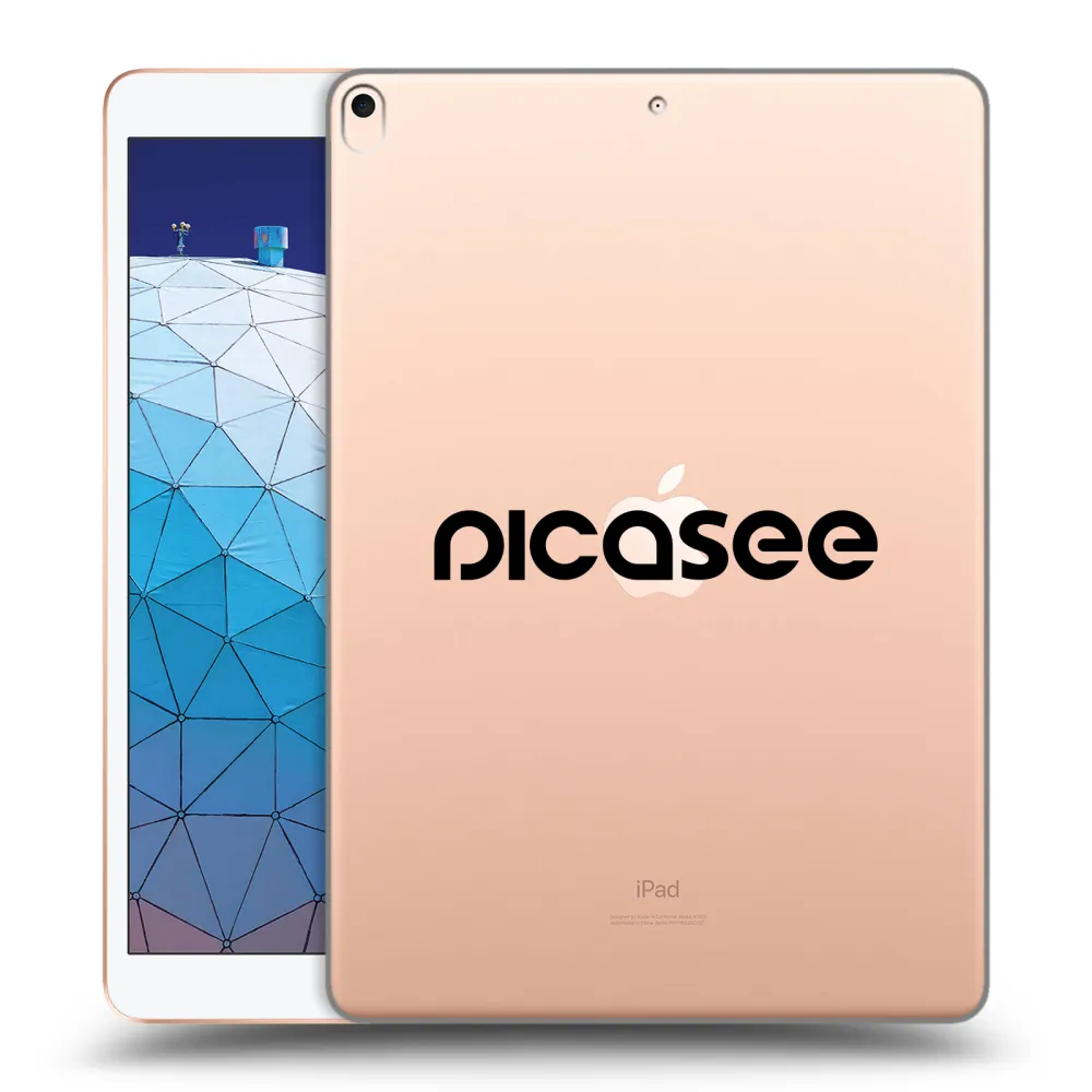 Picasee διαφανής θήκη σιλικόνης Apple iPad Air 10.5" 2019 (3.gen) - Picasee - new logo - black