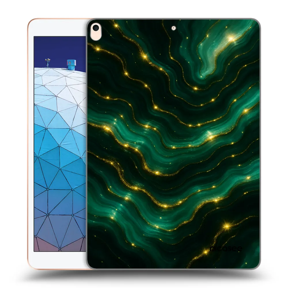 Picasee διαφανής θήκη σιλικόνης Apple iPad Air 10.5" 2019 (3.gen) - Emerald