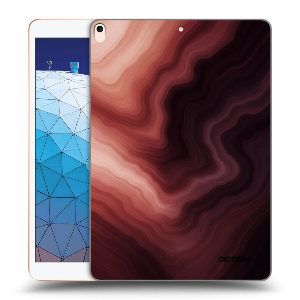 Picasee διαφανής θήκη σιλικόνης Apple iPad Air 10.5" 2019 (3.gen) - Rouge
