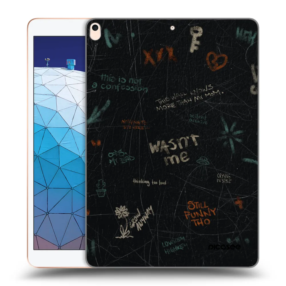 Picasee διαφανής θήκη σιλικόνης Apple iPad Air 10.5" 2019 (3.gen) - CONFESSION