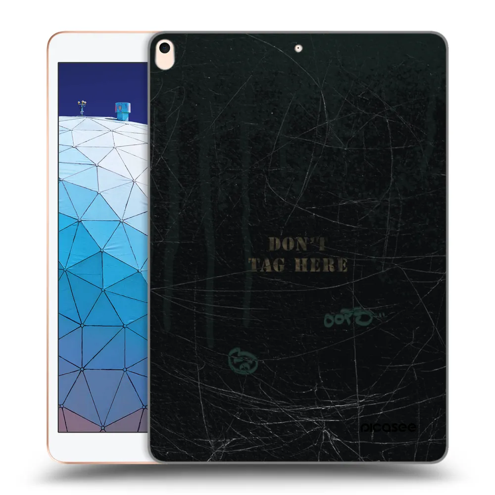Picasee διαφανής θήκη σιλικόνης Apple iPad Air 10.5" 2019 (3.gen) - DON´T TAG