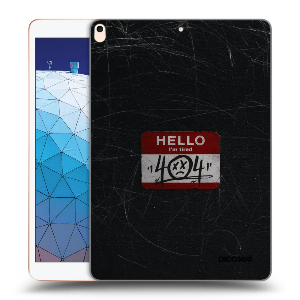 Picasee διαφανής θήκη σιλικόνης Apple iPad Air 10.5" 2019 (3.gen) - HELLO 404